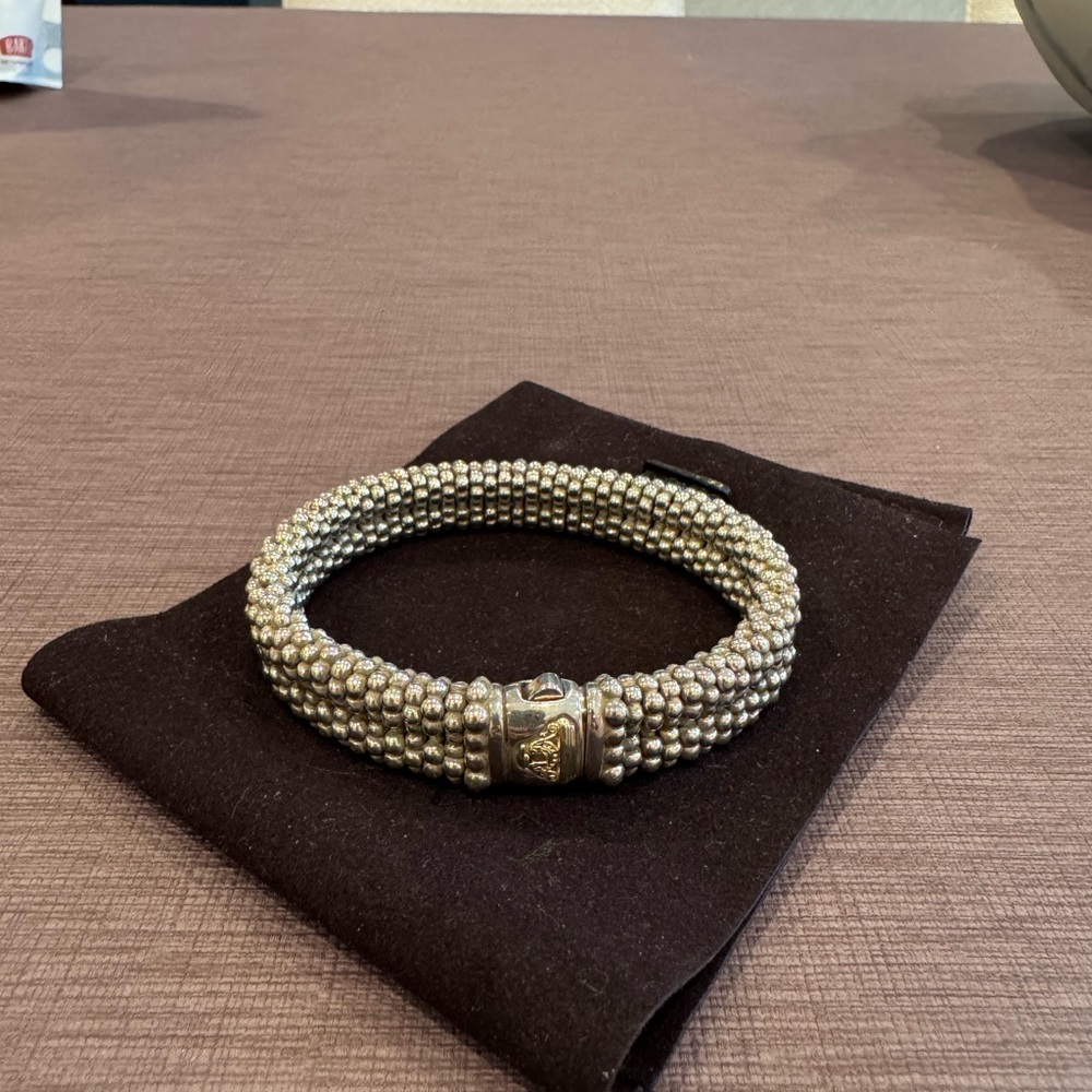 RARE discontinued double caviar bracelet